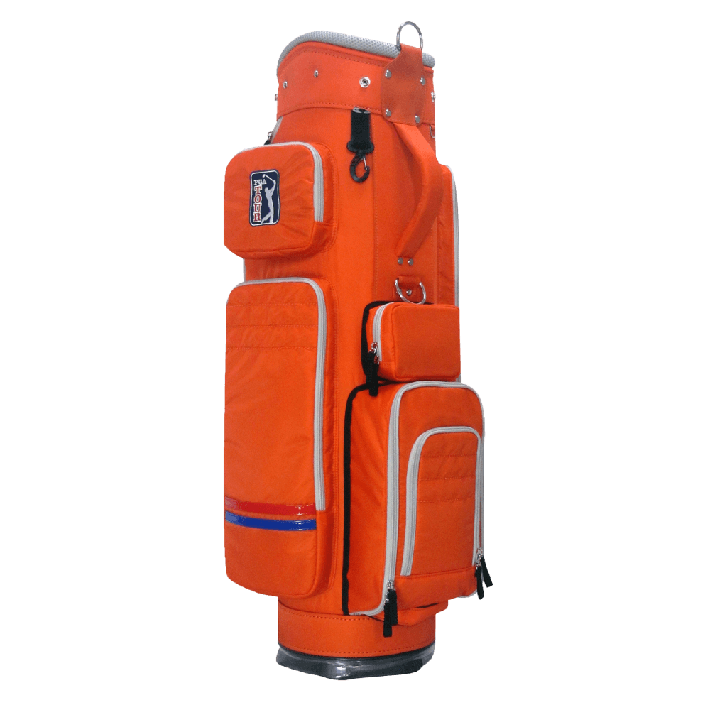 PGA 9" Trendy Soft Fabric Rod Bag (Orange)