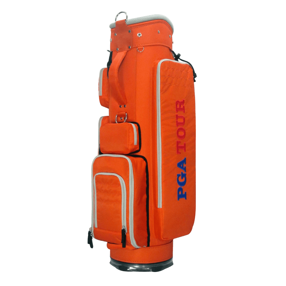 PGA 9" Trendy Soft Fabric Rod Bag (Orange)