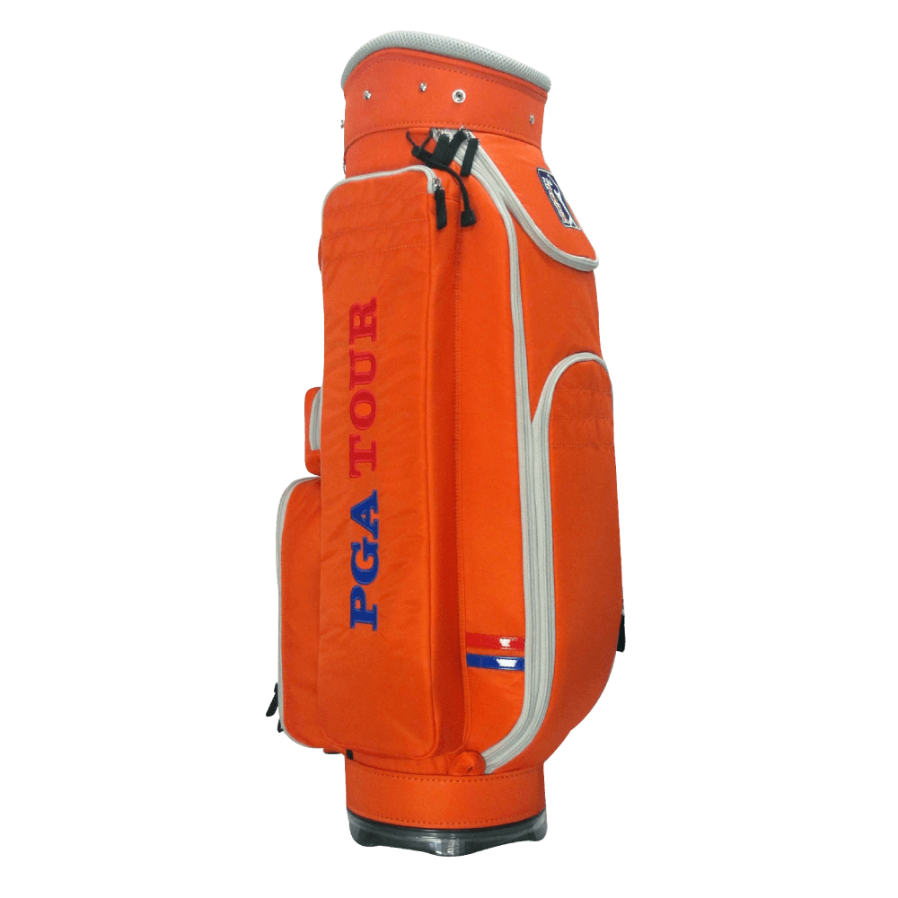 PGA 9" Trendy Soft Fabric Rod Bag (Orange)