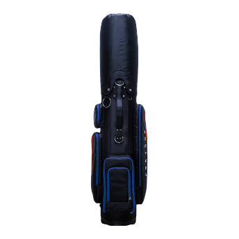 PGA 9" exquisite fabric bag (black with blue)