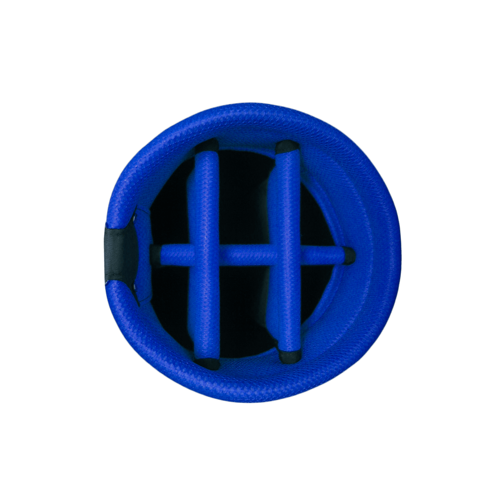 PGA 9" exquisite fabric bag (black with blue)