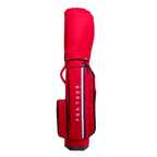 PGA 9" exquisite fabric bag (red and black)