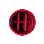 PGA 9" exquisite fabric bag (navy blue with red)