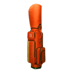 PGA 9" exquisite fabric bag (orange and black)