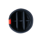 PGA 9" exquisite fabric bag (orange and black)