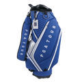 PGA TOUR 5-hole frosted leather pole bag (navy blue)