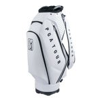 PGA TOUR 5孔磨砂皮革桿袋(白)