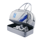 PGA 雙層衣物袋(銀配藍白)