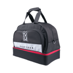 PGA精緻布雙層衣物袋(黑配白紅)