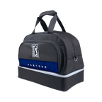 PGA精緻布雙層衣物袋(黑配藍白)