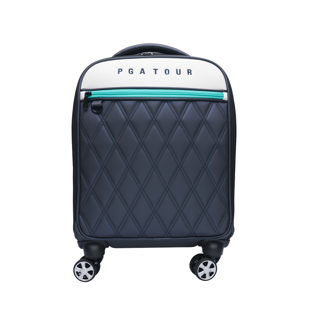PGA キャスター付きトロリー 衣類バッグ (ブラック)