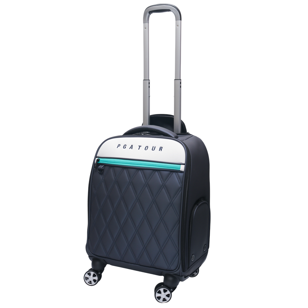 PGA キャスター付きトロリー 衣類バッグ (ブラック)
