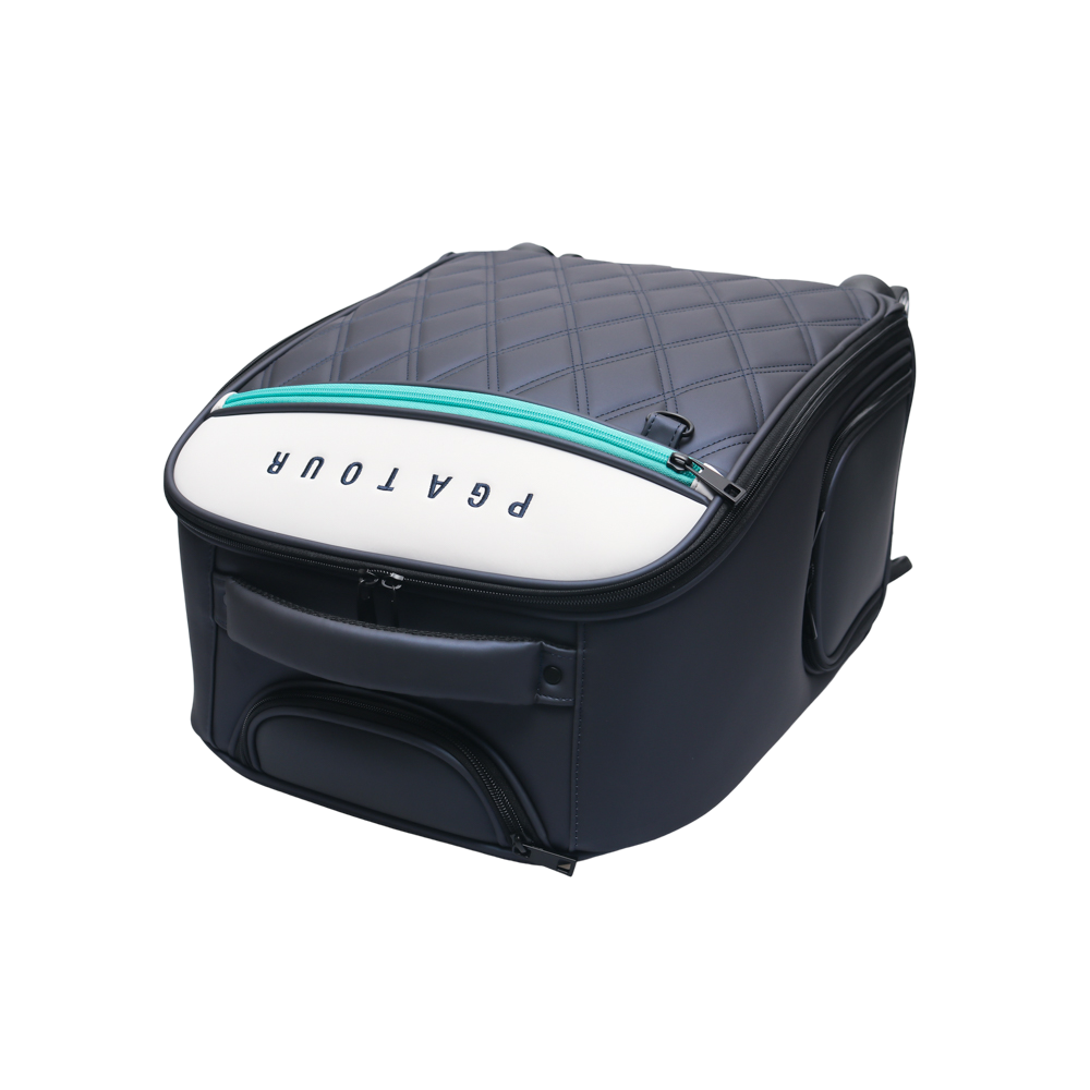 PGA キャスター付きトロリー 衣類バッグ (ブラック)