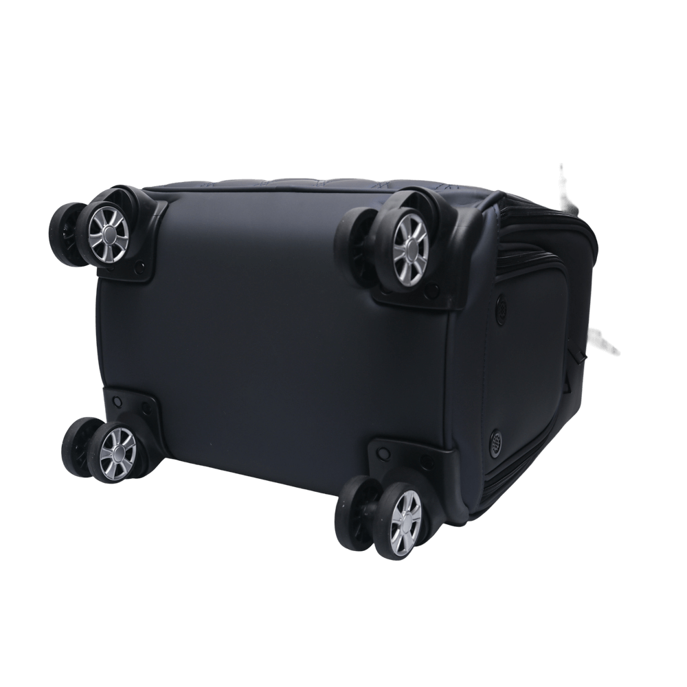 PGA キャスター付き衣類バッグ（ライトブラウン）