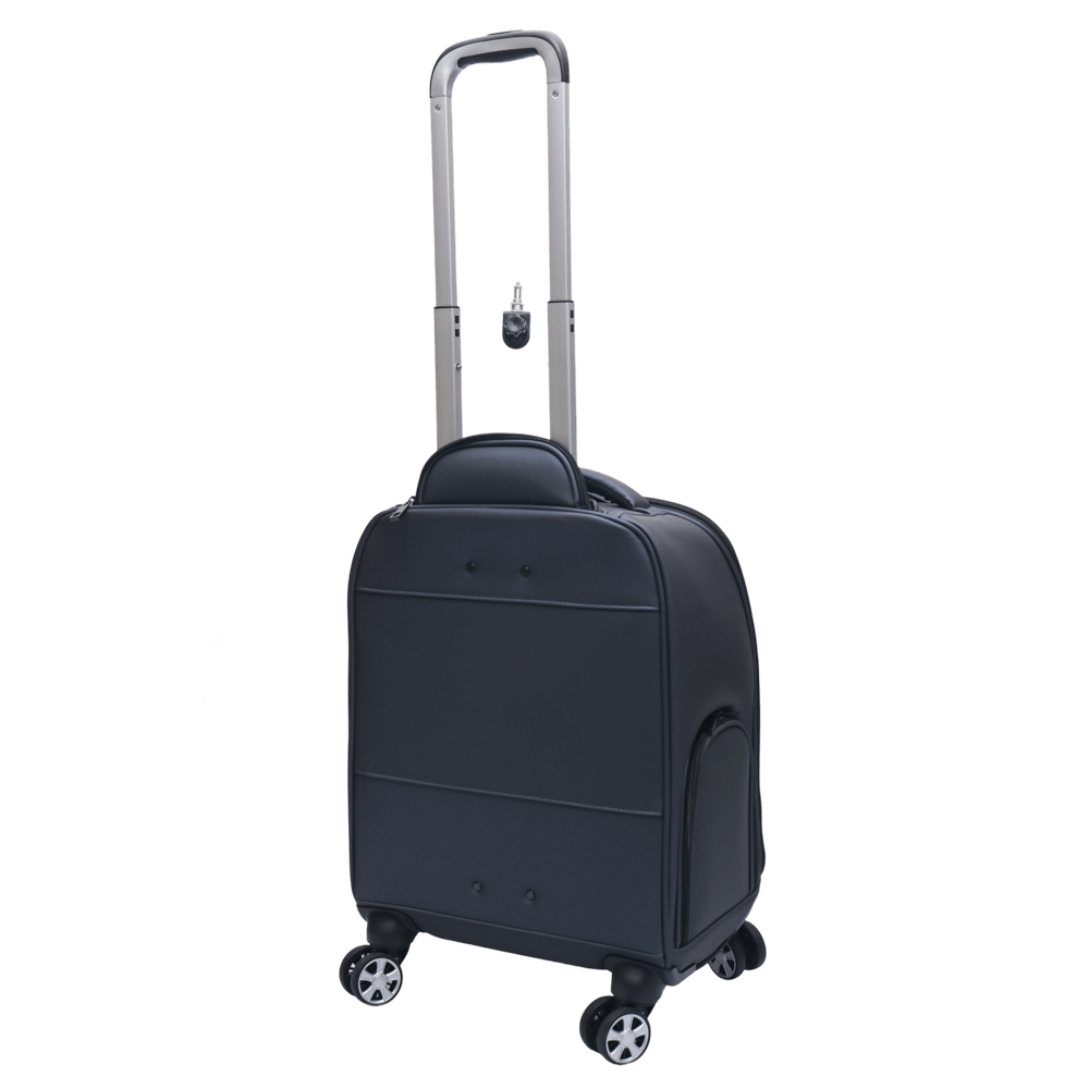 PGA キャスター付き衣類バッグ（ライトブラウン）