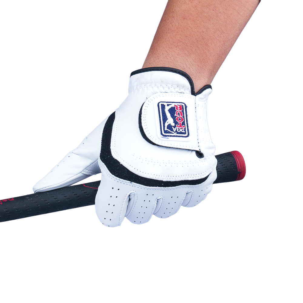 PGA男小羊皮高爾夫手套