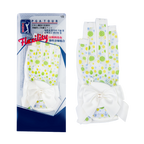 PGA TOUR女高爾夫露指蝴蝶結手套（白綠）