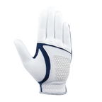 PGA男高爾夫彈性布防滑手套(白深藍)