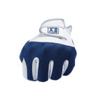 PGA男高爾夫彈性布防滑手套(白深藍)