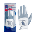 PGA Men's Golf Elastic Non-slip Gloves (White Gray)