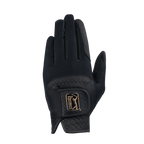 PGA男高爾夫彈性布防滑手套(黑金)