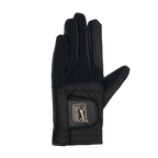 PGA男高爾夫彈性布防滑手套(黑金)