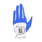 PGA Men's Golf Elastic Cloth Anti-Slip Gloves (White Blue)