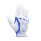 PGA Men's Golf Elastic Cloth Anti-Slip Gloves (White Blue)