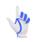 PGA Men's Golf Elastic Cloth Anti-Slip Gloves (White Blue)