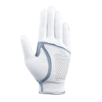 PGA women's golf elastic cloth non-slip gloves (white and green)