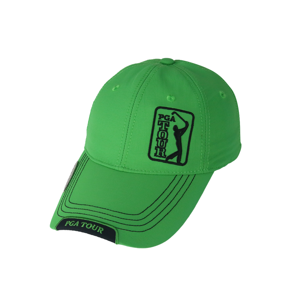 PGA TOUR眉配黑線防潑水帽