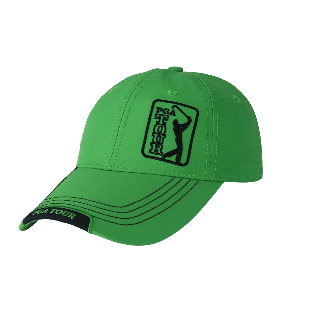 PGA TOUR眉配黑線防潑水帽