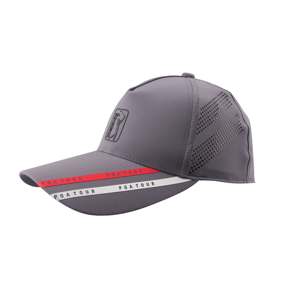 PGA TOUR高爾夫精緻球標帽(灰)
