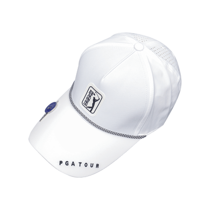 PGA TOUR高爾夫經典球標帽(純白)