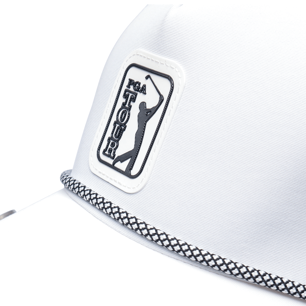 PGA TOUR高爾夫經典球標帽(純白)