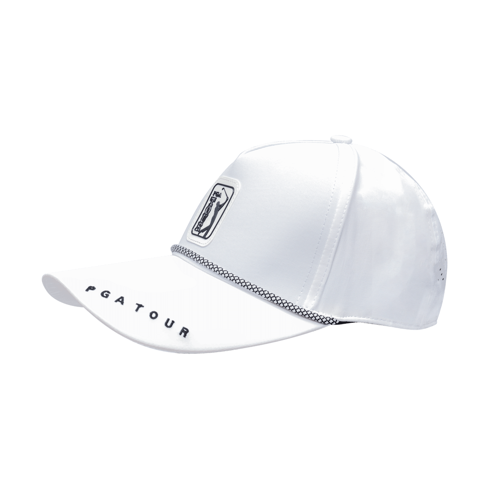 PGA TOUR高爾夫經典球標帽(純白)