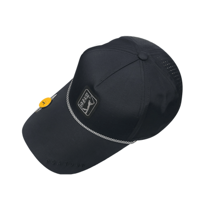 PGA TOUR高爾夫經典球標帽(黑)