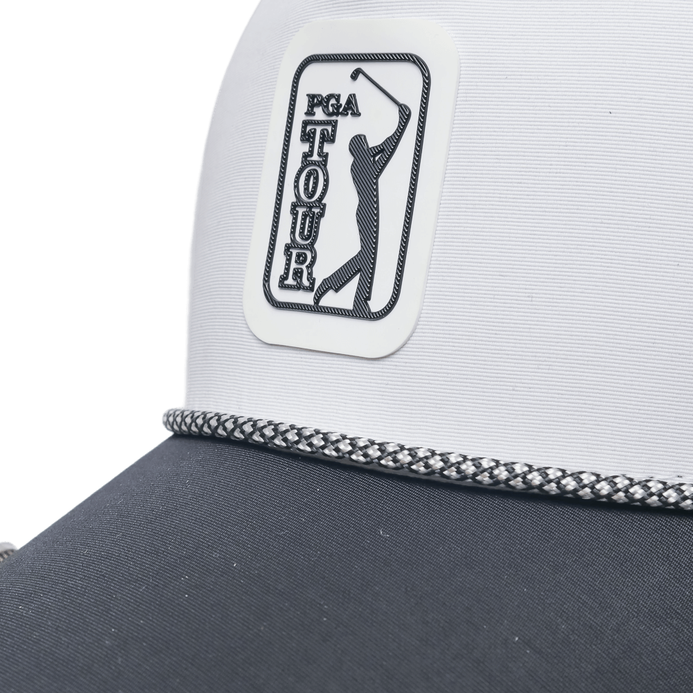 PGA TOUR高爾夫經典球標帽(白)
