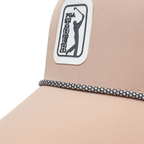 PGA TOUR高爾夫經典球標帽(卡其)