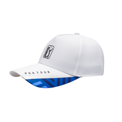 PGA TOUR高爾夫印花球標帽(白)