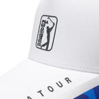 PGA TOUR高爾夫印花球標帽(白)
