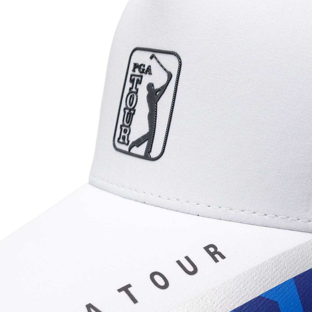 PGA TOUR高爾夫印花球標帽(白)