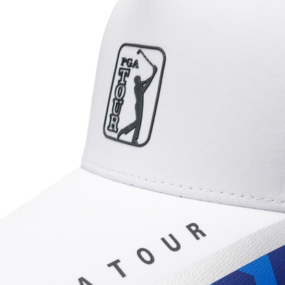 PGA TOUR高爾夫印花球標帽(白)
