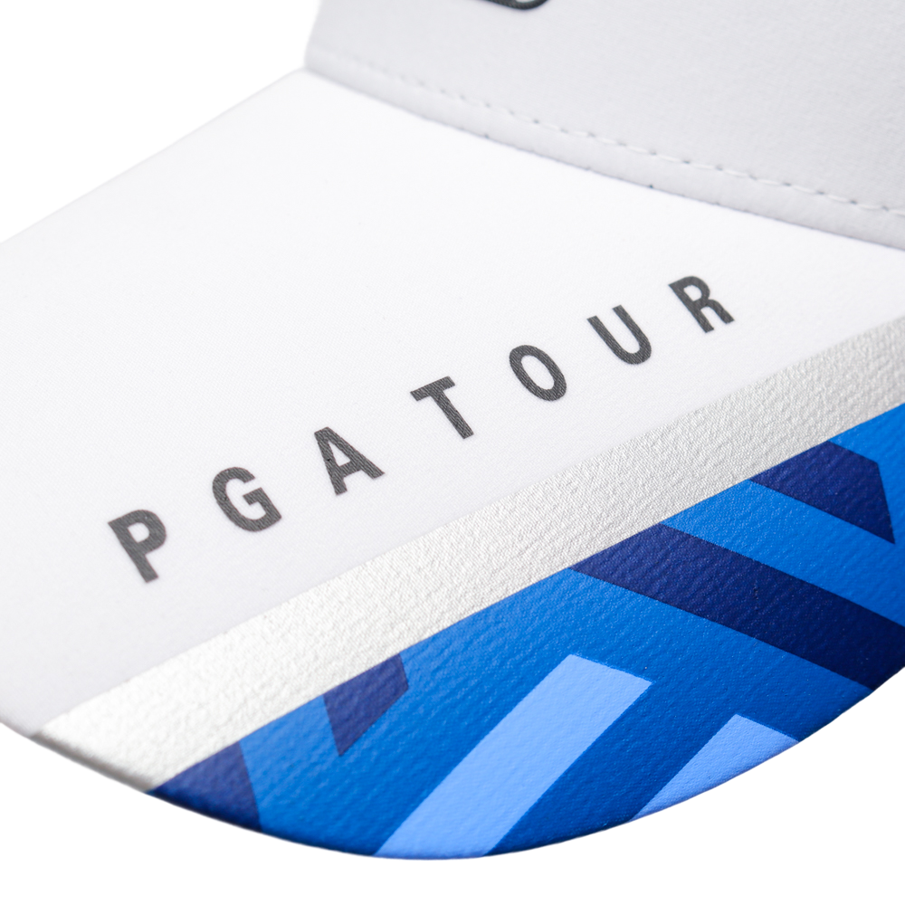 PGA TOUR高爾夫印花球標帽(白)