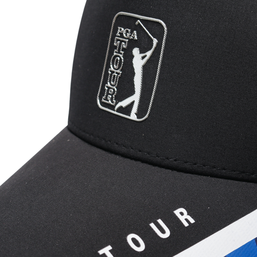 PGA TOUR高爾夫印花球標帽(黑)