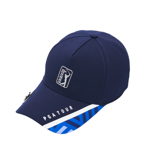 PGA TOUR高爾夫印花球標帽(藏青)