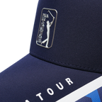 PGA TOUR高爾夫印花球標帽(藏青)