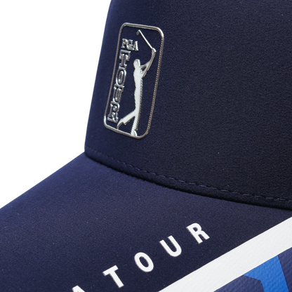 PGA TOUR高爾夫印花球標帽(藏青)