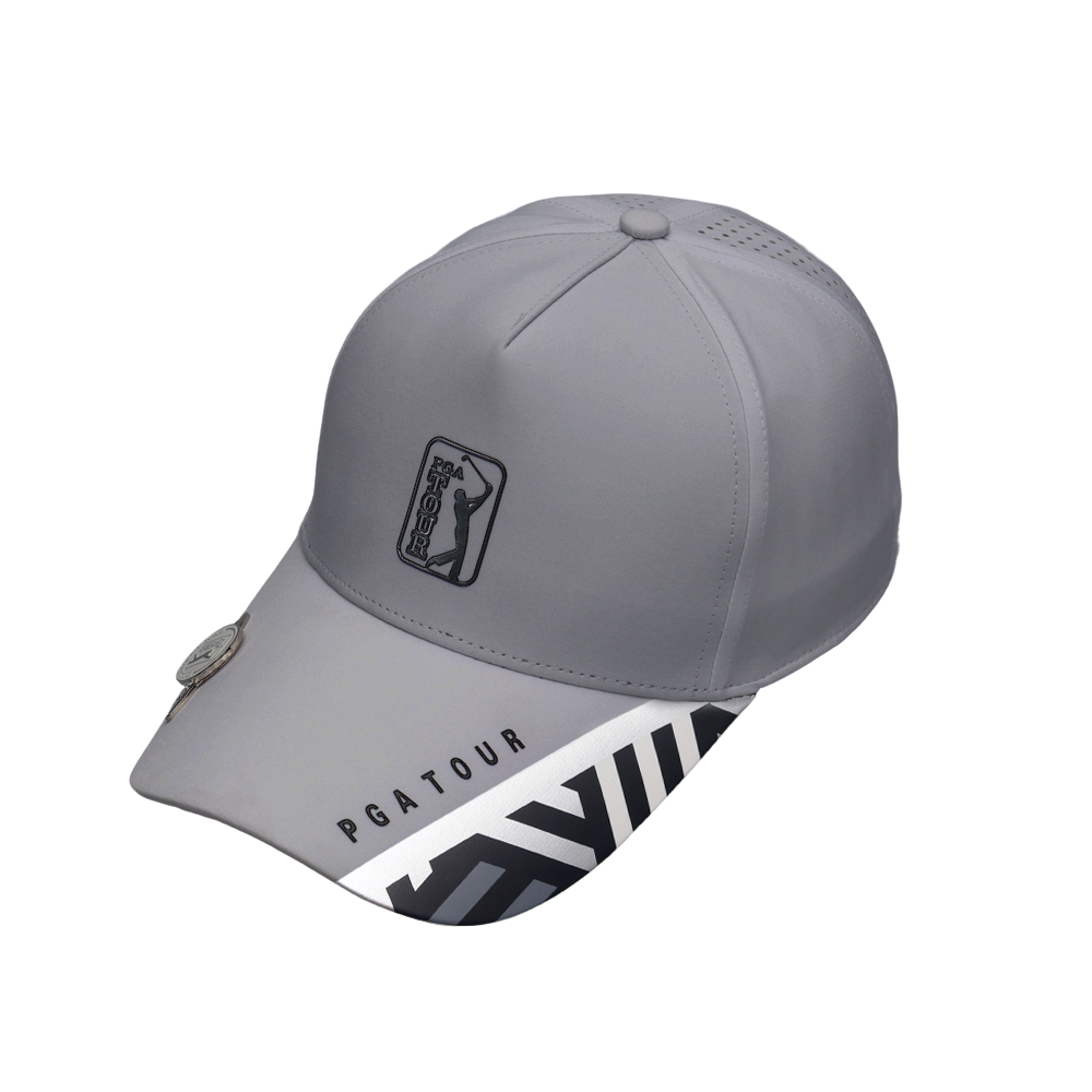 PGA TOUR高爾夫印花球標帽(灰)