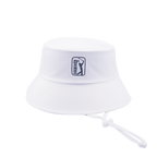 PGA TOUR 可調式高爾夫漁夫帽(白)